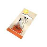 CUKRÁŘSKÁ ZDOBICÍ ŠPIČKA Č.47 - VÝPLETOVÁ 9 MM 6 ZOUBKŮ