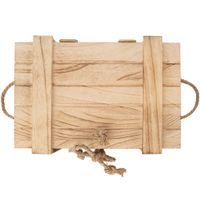 GIFT CHEST WOODEN 36X26X16 CM