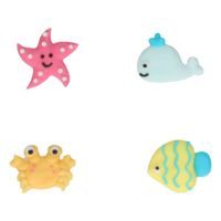 FUNCAKES SUGAR DECORATIONS SEA LIFE SET/8