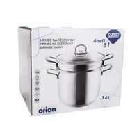 ANETT STAINLESS STEEL PASTA POT 6 L, 3 PIECES