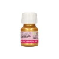 ZLATÁ JEDLÁ METALICKÁ BARVA METALLIC FOOD PAINT GOLD 30 ML