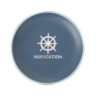 CERAMIC DESSERT PLATE SEA, 19.5 CM