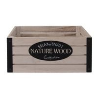 RUSTIC DECORATIVE BOX 31X21X13 CM