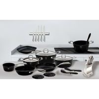 FOOD STORAGE CONTAINER SET OF 3 ROYAL BLACK COLLECTION