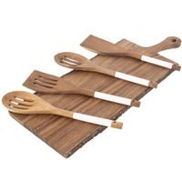 OBRACEČKA AKÁCIE S OTVORY 30 CM WHITELINE