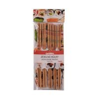 JÍDELNÍ HŮLKY DŘEVO 5 PÁRŮ