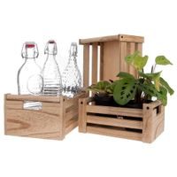 NATURAL WOOD DECORATIVE BOX A 36X26X16 CM