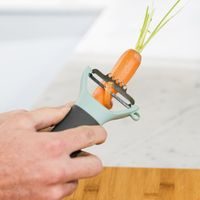 LEO Y-PEELER WITH CROSS BLADE AND PEELING KNIFE