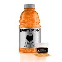 EDIBLE BEVERAGE GLITTER - ORANGE - ORANGE BREW GLITTER® - 4 G