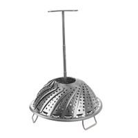 FOLDABLE STAINLESS STEEL STEAMER