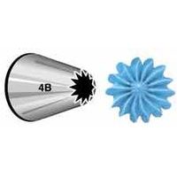 CUKRÁŘSKÁ ZDOBICÍ ŠPIČKA HVĚZDICOVÝ HROT 4B - ŘEZANÁ 11MM 14 ZOUBKŮ