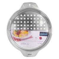 NOODLE STRAINER STAINLESS STEEL + PLASTIC SCRAPER