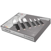6-PIECE STAINLESS STEEL KNIFE SET - BLACK ROSE COLLECTION