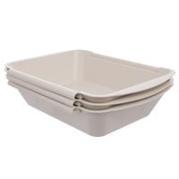 PLASTIC BREADING BOWL SET OF 3