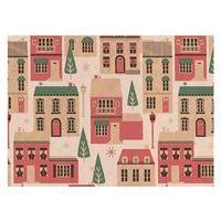 CHRISTMAS WRAPPING PAPER ROLL 200X70 KRAFT MIX NO.4 5811810