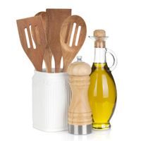 VAŘEČKA AKÁCIE S OTVORY 30 CM WHITELINE