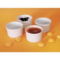 WHITE BAKING DISH 9X5.5 CM