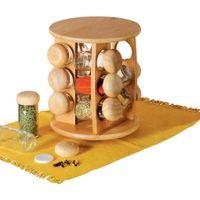 KOŘENKA SKLO/DŘEVO 12 KS+STOJAN DŘEVO