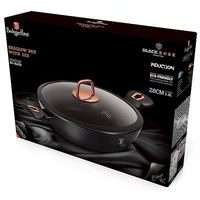 ROASTING PAN WITH LID AND MARBLE SURFACE 28 CM - BLACK ROSE COLLECTION