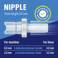 MILK HOSES 5 PCS WITH END CAP - COMPATIBLE WITH JURA IMPRESSA, ENA, GIGA