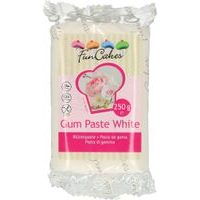 GUM PASTA BÍLÁ - HOTOVÁ HMOTA NA MODELOVÁNÍ KVĚTIN A JEMNÝCH TVARŮ 250 G