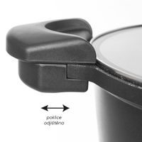 HRNIEC GRANDE NÍZKOTLAKÝ PR. 26 CM SO SKLENĚNOU POKLICOU