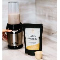 HAPPY PROTEIN 450 G – VEGÁN FEHÉRJEPOR VANÍLIA ÉS FAHÉJ ÍZESÍTÉSSEL