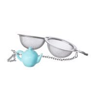 STAINLESS STEEL TEA INFUSER WITH TEAPOT CHARM