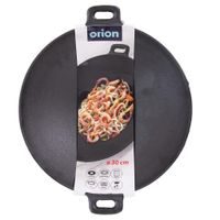 CAST IRON WOK PAN 30 CM