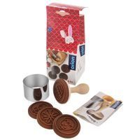 EASTER STAMP SET - 6 PIECES WOODEN/SILICONE/METAL