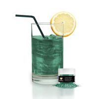 EDIBLE BEVERAGE GLITTER - DARK GREEN - DARK GREEN BREW GLITTER® - 4 G