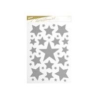 NÁLEPKY NA OKNO VIANOČNÉ TRBLIETKY - 20X30 CM