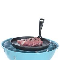 CAST IRON PAN WITH CUTTING BOARD 22 CM