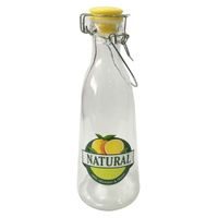 SKLENENÁ FĽAŠA CLIP S UZÁVEROM DRINK 1L