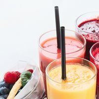 REUSABLE PLASTIC DRINKING STRAWS - 50 PCS