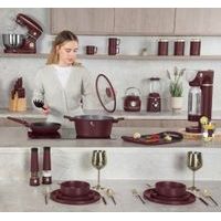 BERLINGERHAUS KNIFE SET WITH BAMBOO STAND 10 PCS LEONARDO COLLECTION BH-2980