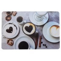 PLASTIC PLACEMAT COFFEE 43,5X28,5CM