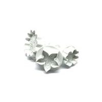 SADA PIESTOVÝCH VYPICHOVAČIEK KVETY - 3 VEĽKOSTI