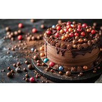 CUKOR DÍSZÍTŐ CSOKOLÁDÉ GYÖNGYÖK - CANDY CHOCO PEARLS LARGE BORDEAUX - 70 G