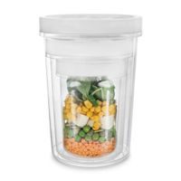 WHITE PLASTIC CONTAINER 0.5 L