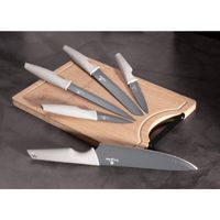 BERLINGERHAUS NON-STICK KNIFE SET + CUTTING BOARD 6 PCS ASPEN COLLECTION BH-2838