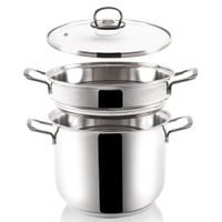 STAINLESS STEEL STEAMER POT ANETT, 22 CM