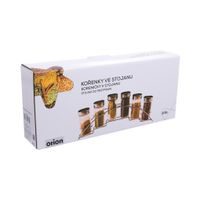 ORION SPICE RACK WITH 6 GLASS JARS