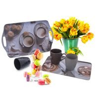 PLASTIC PLACEMAT COFFEE 43,5X28,5CM