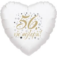 HEART BALLOON - 56TH BIRTHDAY