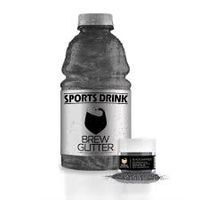EDIBLE BEVERAGE GLITTER - BLACK - BLACK SHIMMER BREW GLITTER® - 4 G