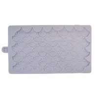 SILIKONOVÁ FORMIČKA ŠUPINY MOŘSKÉ PANNY - MERMAID SCALES
