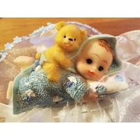 BABY WITH A TEDDY BEAR - BOY II