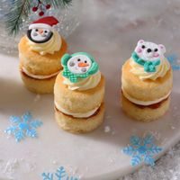 EDIBLE CHRISTMAS SUGAR DECORATIONS - NORTH POLE EXPRESS (PACK OF 12)