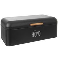 BREADBOX BLACK 42X24X16,5 CM